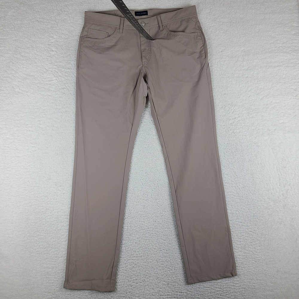 Scott Barber Pants Mens 33x32 Beige Stone Activewear Performance‎ Tech Golf